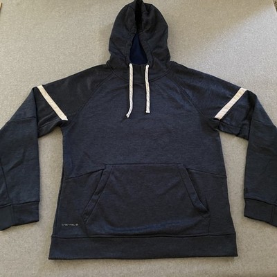 Layer 8 Tech Fleece Training Hoodie Men s Medium Navy Black Sweatshirt Active