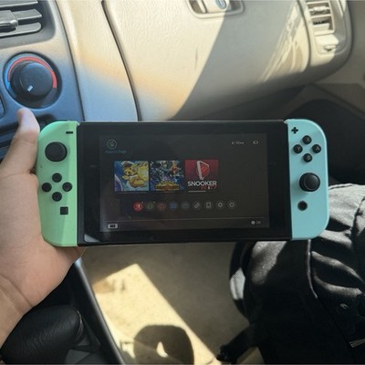 Nintendo Switch Handheld System Console w/ Green/Blue Joy-Con Controllers