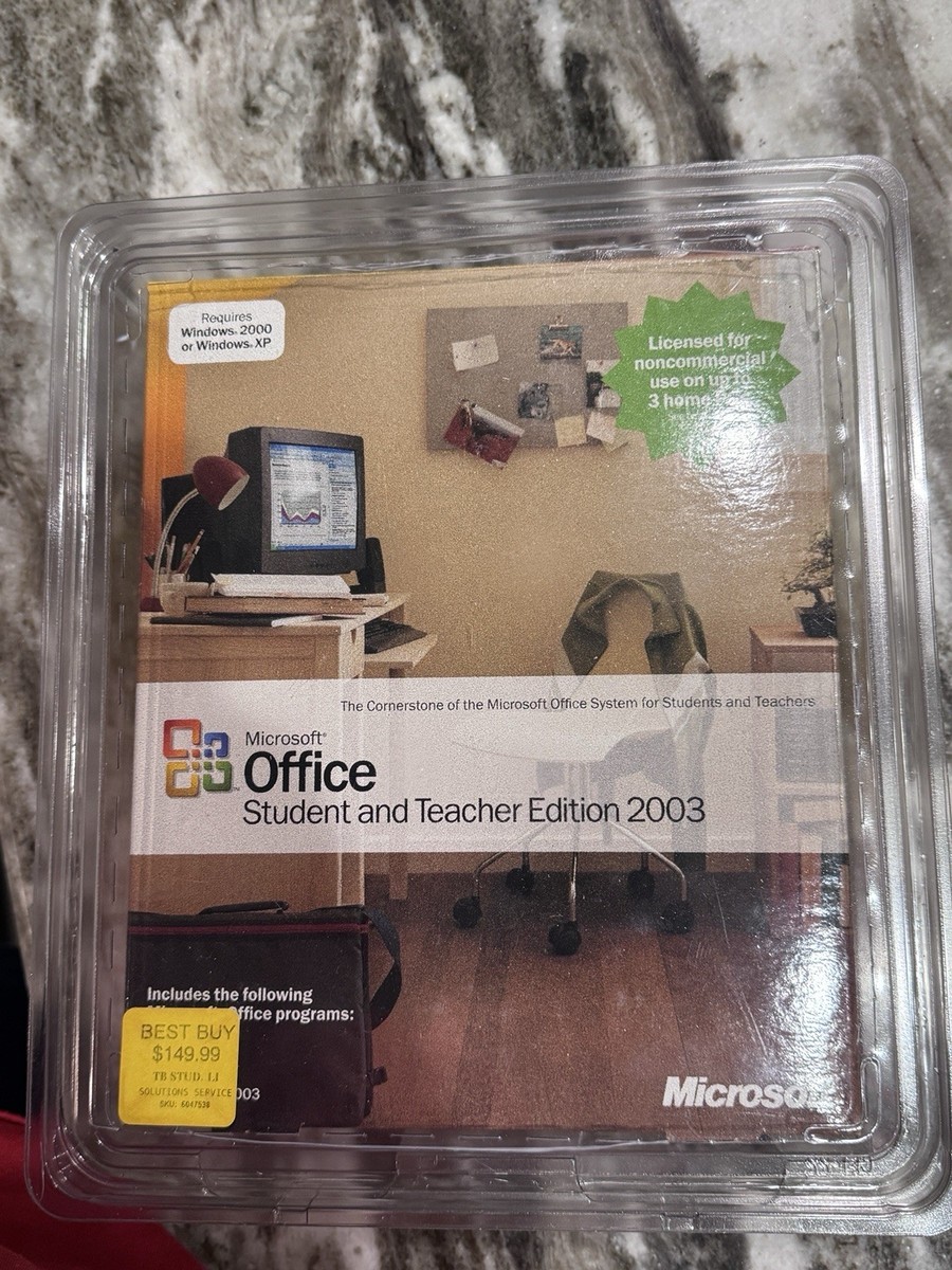 Microsoft Office 2003 Student and Teacher Edition (Retail