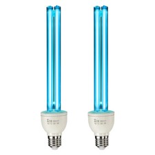 UV Light Bulb, 2 Pack, 25W Replacement Ultraviolet UVC Lamp with Ozone, 253.7 nm