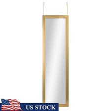 Over The Door Full Length Mirror Lightweight Modern Design Easy Hang Home Decor