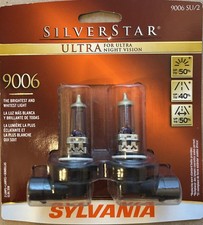 9006 Sylvania Silverstar Ultra Headlight Bulbs 100 Brand New2 Pack