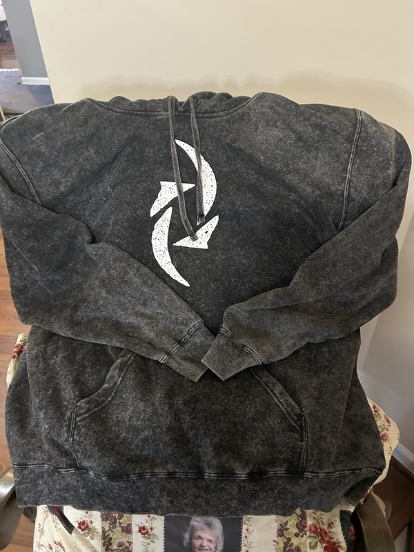 Halestorm Back From the Dead 3XL Hoodie. Unisex. Faded Black.