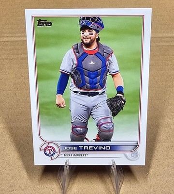 2022 Topps Series 2 Jose Trevino #564 Advanced Stats /300 - Rangers Yankees