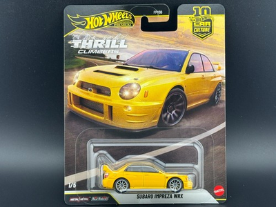 #ad Hot Wheels Subaru Impreza WRX STi Yellow Thrill Climbers FPY86 961 Q 1 64 $11.99