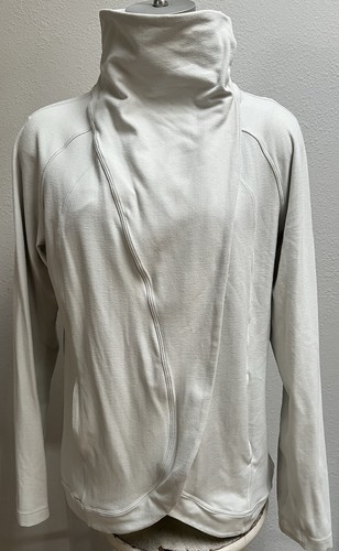 Lululemon Rulu Rally Wrap Cardigan Heathered Ocean Mist Women's Size 10