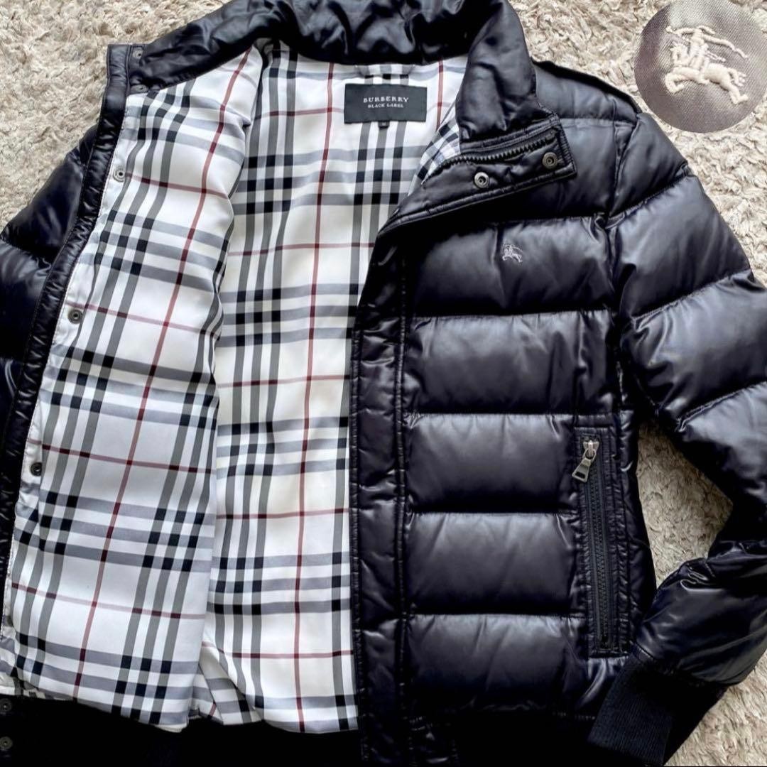 Burberry Black Label Down Jacket Asian fit M US size S Authentic Nova Check