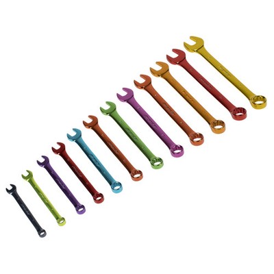 SEALEY TOOLS - Premier Multi-Coloured Combination Spanner Set 12pc   Model No...