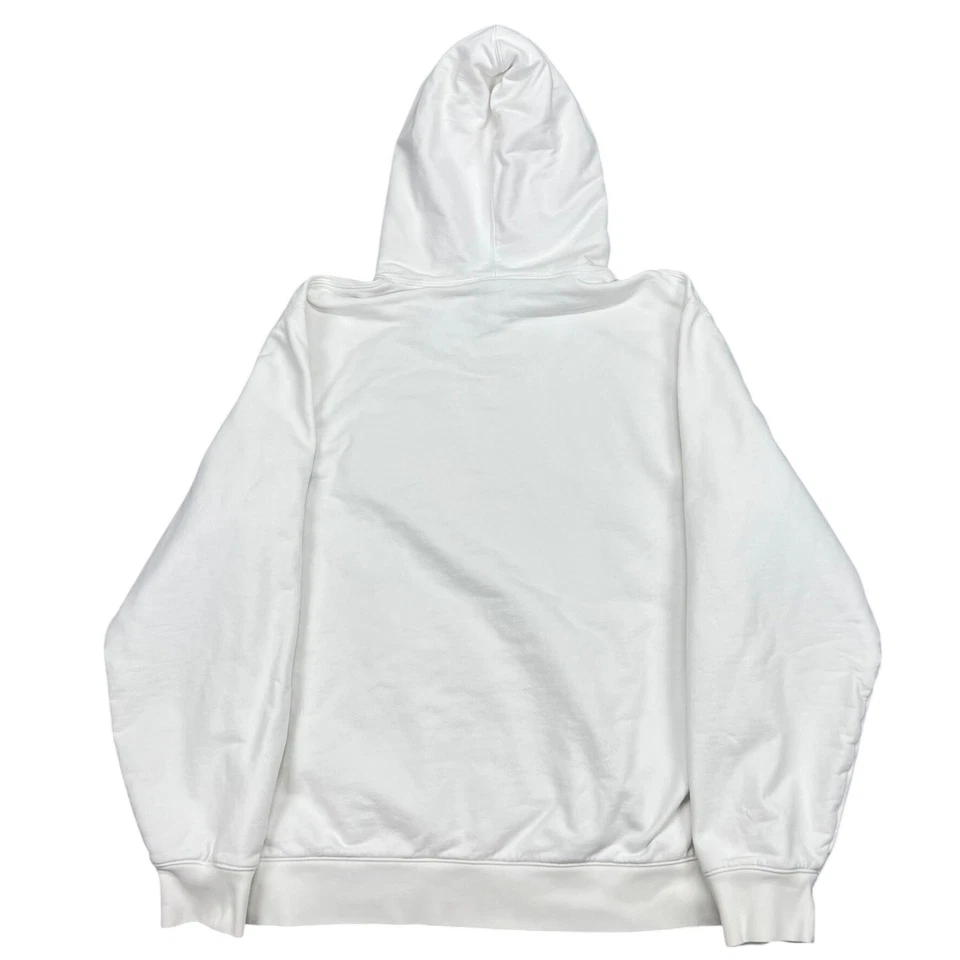 Supreme x Lacoste Live White Hoodie Sweatshirt Mens XL Streetwear Colab - Photo 3/4