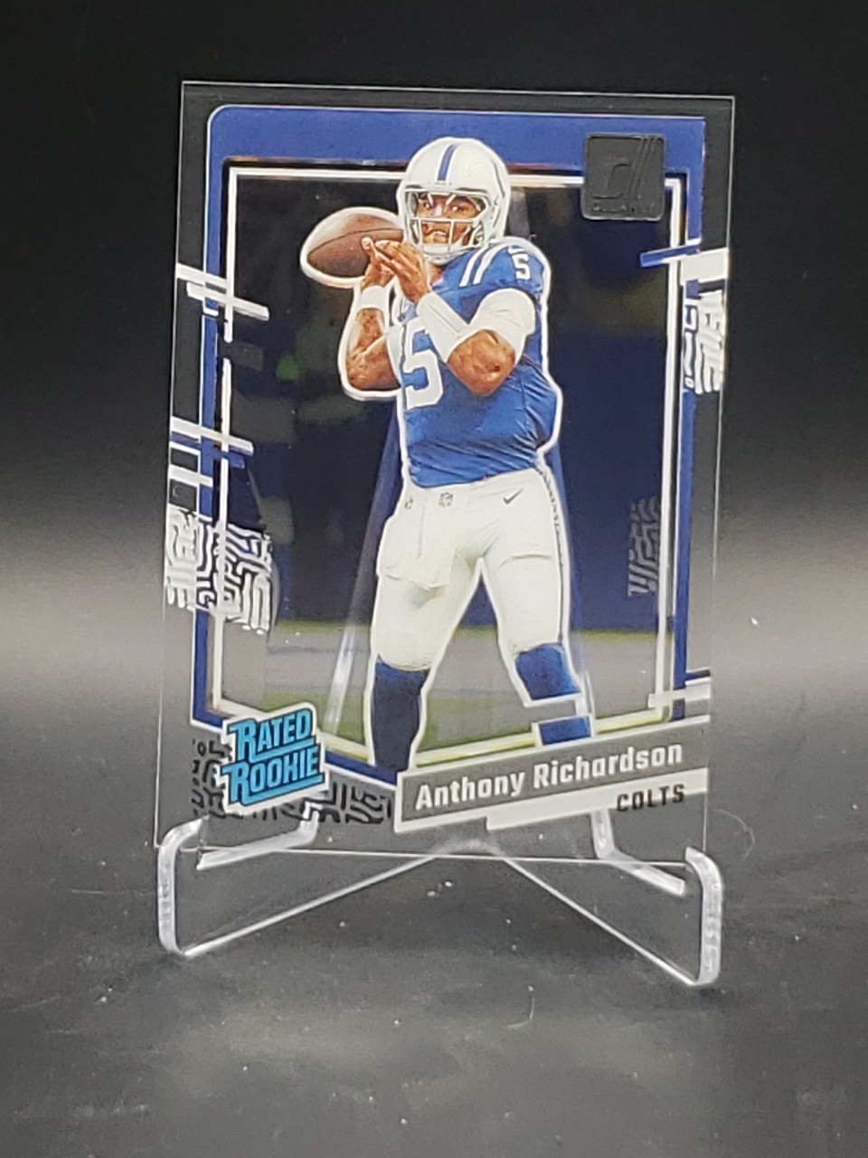 Anthony Richardson Rated Rookie 2023 Panini Clearly Donruss #52 (RC) Colts