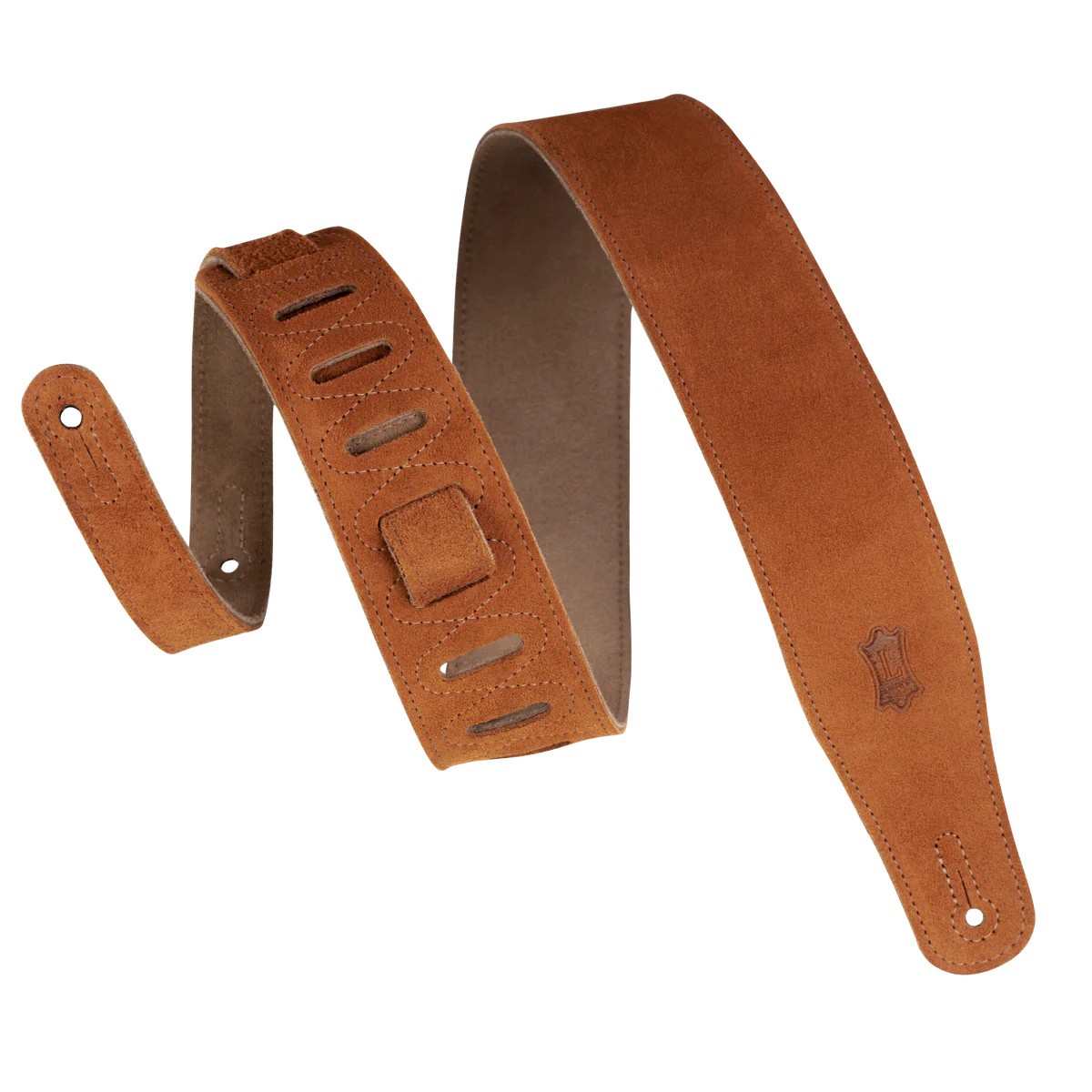 Levy's MS26 Simply Suede 2.5'' Guitar Strap, Honey