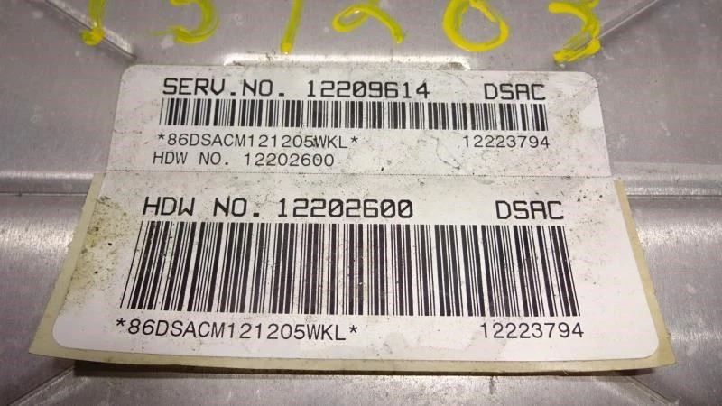 Engine ECM 3.4L ID: 12209614 Fits 01-03 Chevrolet Venture 552794 Foto 4 de 4