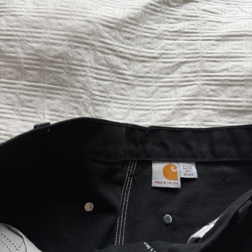 Vintage Carhartt Double Knee Pant Blk 34 USA Dead stock by Carhartt, $75 - Photo 5