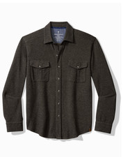 HOT Tommy Bahama Fireside Coast Stretch Flannel - Rockwell NEW 
