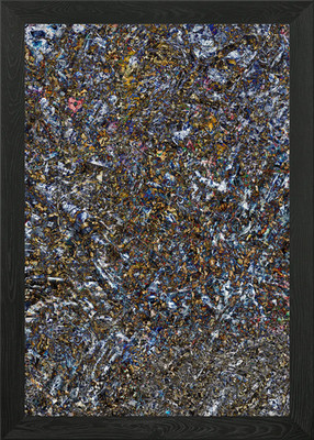 Abstrakte Collage 8 gerahmte Wandbilder Poster Leinwanddruck Bild
