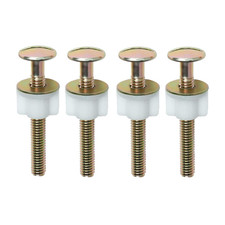 Toilet Seat Screws, Toilet Seat Bolts, Hinge Bolts  Nuts, 4 Pcs