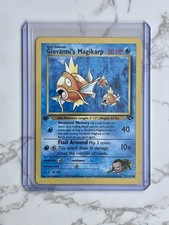 Pokémon TCG Giovanni's Magikarp 1st Edition 73/132 Gym Challenge Vintage WOTC on eBay