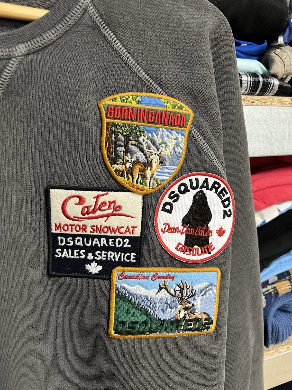 Dsquared2 Men’s Multi Patch Detailed Sweatshirt C… - image 4