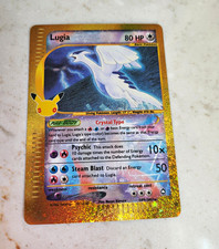 Pokemon TCG Lugia 149/147 Aquapolis Secret Raro Holo Inglese 80 HP Kimura