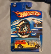 Hot Wheels Old Number 5.5 #191 1:64 Diecast 2006 Yellow/Red Unopened Box