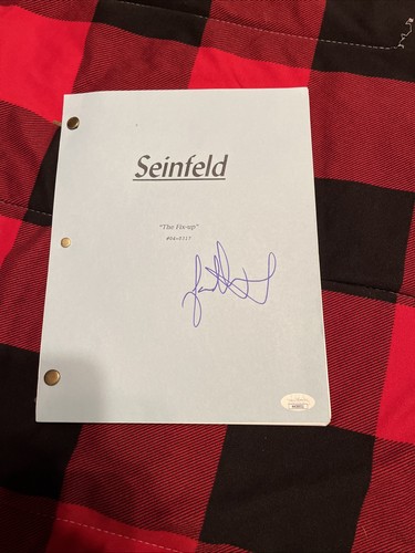 SEINFELD JASON ALEXANDER SIGNED AUTOGRAPHED MOVIE SCRIPT JSA COA THE FIX UP