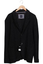 engbers Strickjacke Herren Cardigan Jacke Gr. EU 56 Schurwolle Schwarz #iaapv68