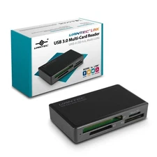 USB 3.0 Multi-Card Reader UHS-II, SD 4.0, Multi-LUN (UGT-CR615), Black