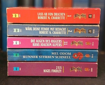 Shadowrun Heyne Science-Fiction Softcover 5 Bände First Edition Deutsch