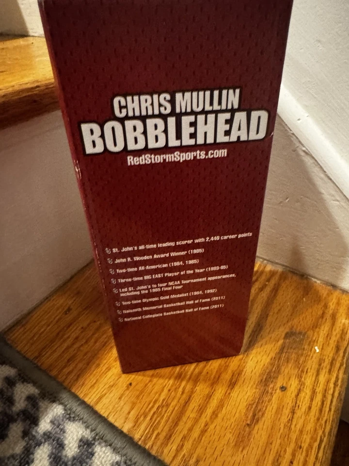 Chris Mullin Bobblehead St. John's Red Storm Head Coach Golden State NEW - Image 3 of 4