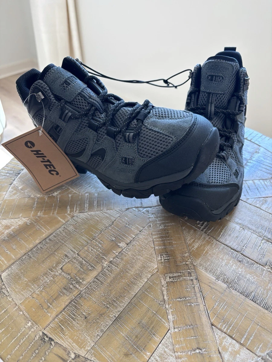 Bottes De Randonnée Hi-Tec Femme UK 4 – Trail Marron Cuir Et Daim