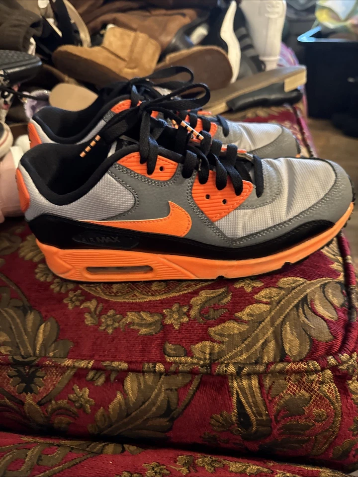 Talla 7 Juvenil Nike Air Max 90 Total Naranja Foto 2 de 4
