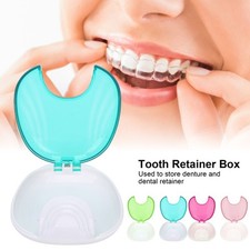 Orthodontic Retainer Box Teeth Mouth Case Dental Denture Teeth Guard Storage Box
