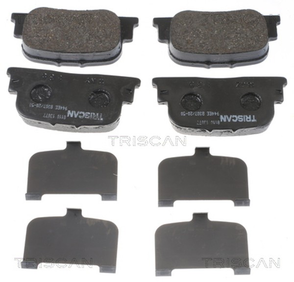 Triscan Bremsbelagsatz Scheibenbremse 8110 13077 FüR Toyota Camry Prius Liftback-image