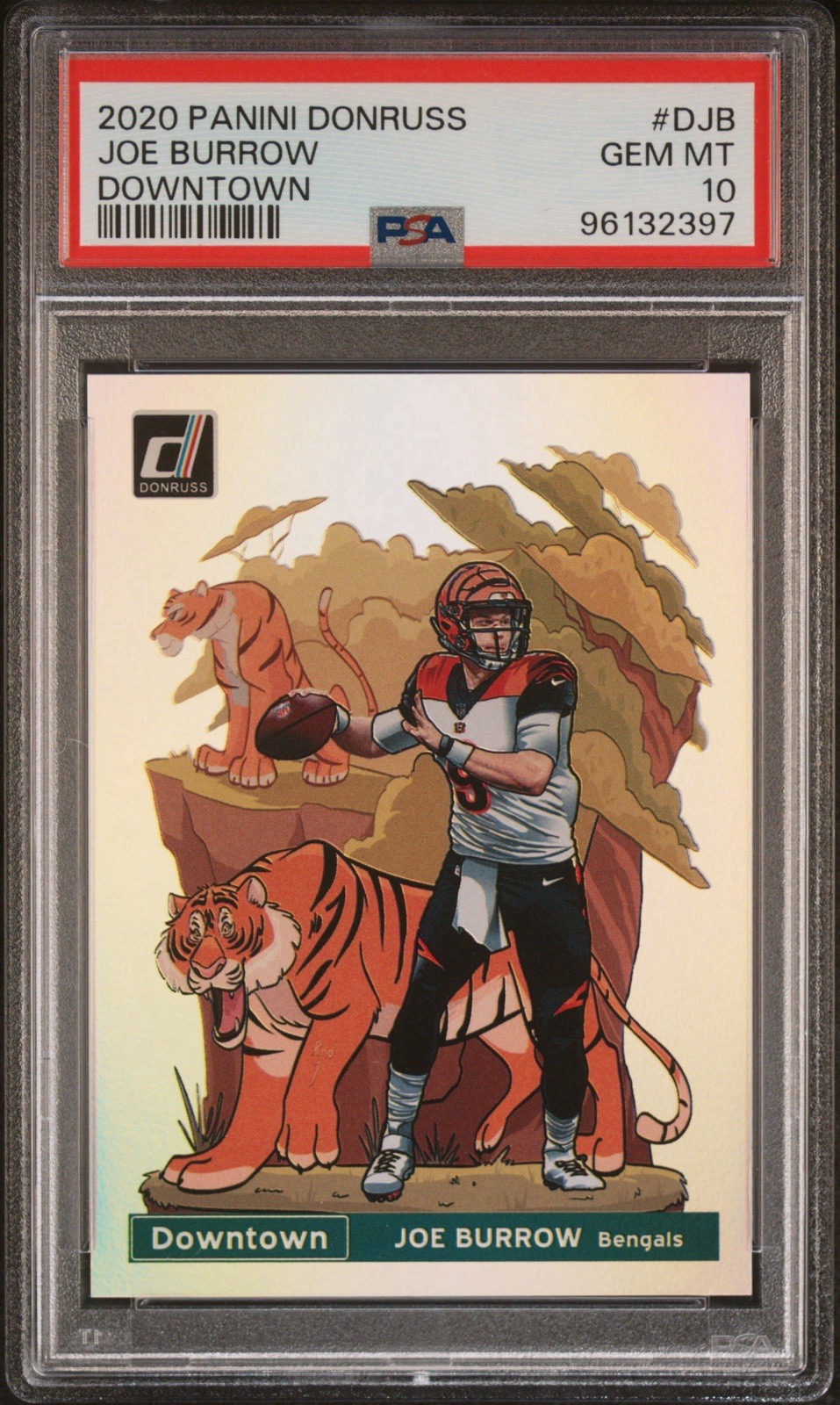 Joe Burrow Panini Donruss Downtown #DJB Base