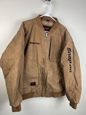 Snap On Tools Limited Edition Canvas Bomber Jacket Quilt Lined