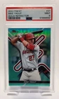 2022 Topps Finest - Mike Trout #27 Aqua Refractor /199 PSA 9