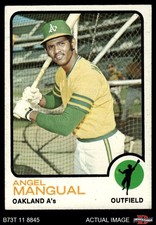 1973 Topps #625 Angel Mangual Athletics 5 - EX