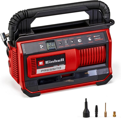 Einhell Akku-Kompressor PRESSITO 18/25 Power X-Change (18 V, Max. 11 Bar, Inkl.