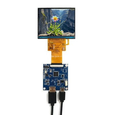 3.17'' 1024x768 500 nits IPS MIPI 40 pins LCD Screen and Micro H/D Control Board