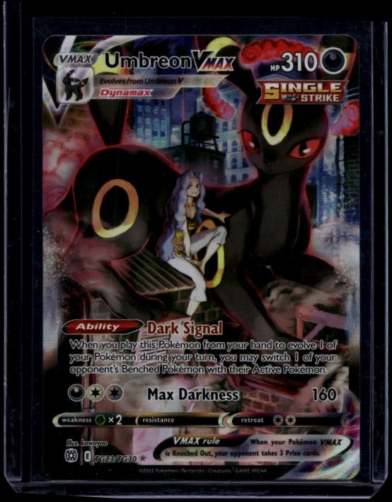 Pokemon TCG Umbreon Vmax TG23/TG30 Brilliant Stars Trainer Gallery NM