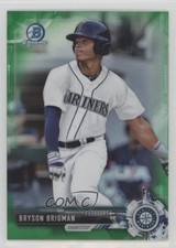 2017 Bowman Chrome Prospects Green Refractor 54/99 Bryson Brigman #BCP227 0o9