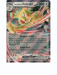 Team Rocket's Persian ex 150/182 Destined Rivals Double Rare