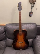 Huttl Model Combo Vintage Archtop Acoustic Guitar - 1950s German Jazz Project