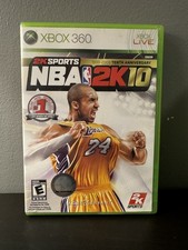 NBA 2K10 (Xbox 360) Kobe Bryant CIB COMPLETE & TESTED