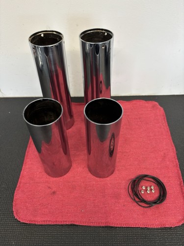Used Victory Hammer Kingpin Chrome Covers Upper Fork Tubes Inverted Forks