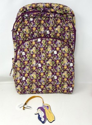 Vera Bradley Rapunzel Climbing Ivy Essential Large Backpack Bag Charm NWT EXACT