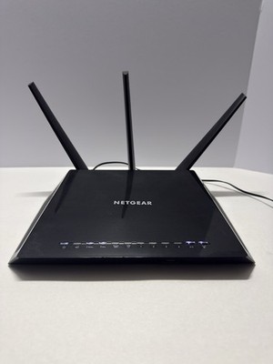 NETGEAR Nighthawk R6400v2 Smart Wi-Fi Router AC1750 Wireless Speed - Black