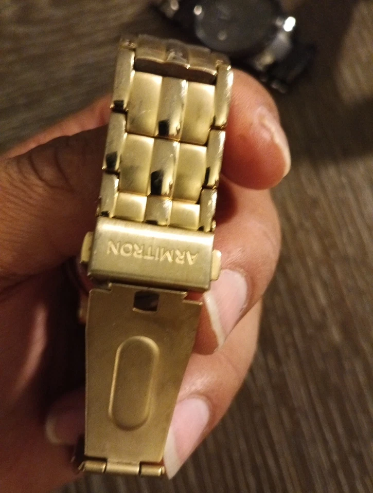 Reloj Armitron Automático Esqueleto 20/4518TCP TY2807SV Resistente al Agua Funciona Foto 4 de 4