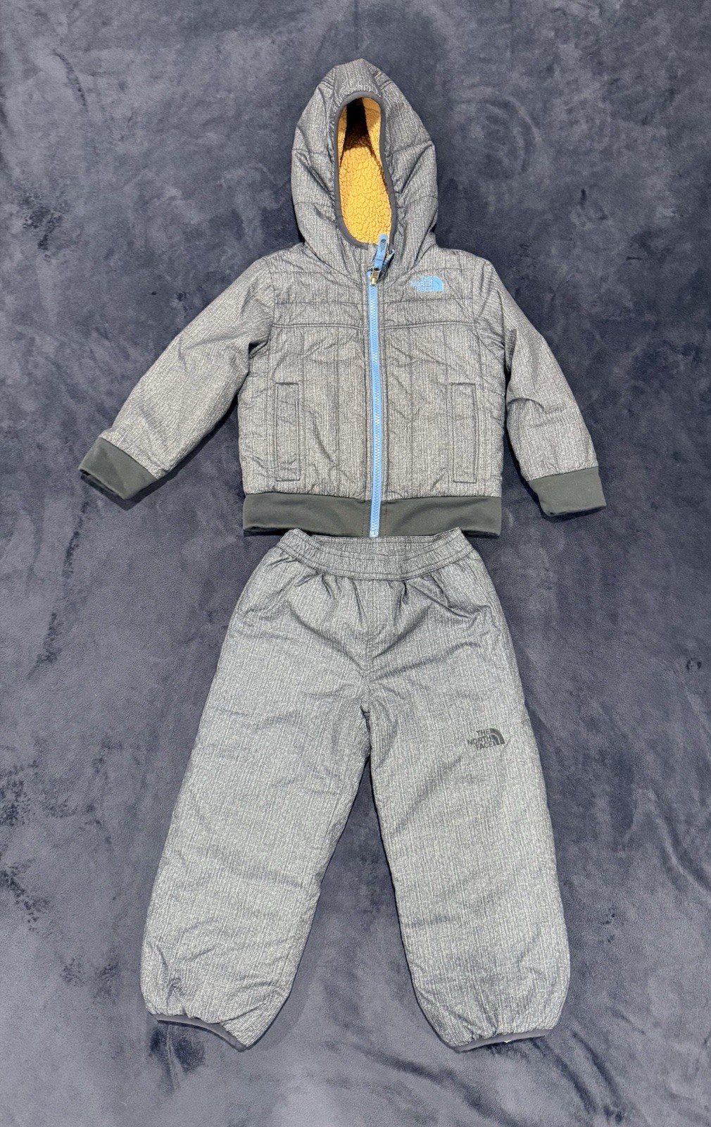 The North Face Snowsuit Separates, Boys 3T Toddler/Little Kid, Heather Navy