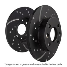 EBC GD1535 Rear Dimpled & Slotted Brake Rotor...